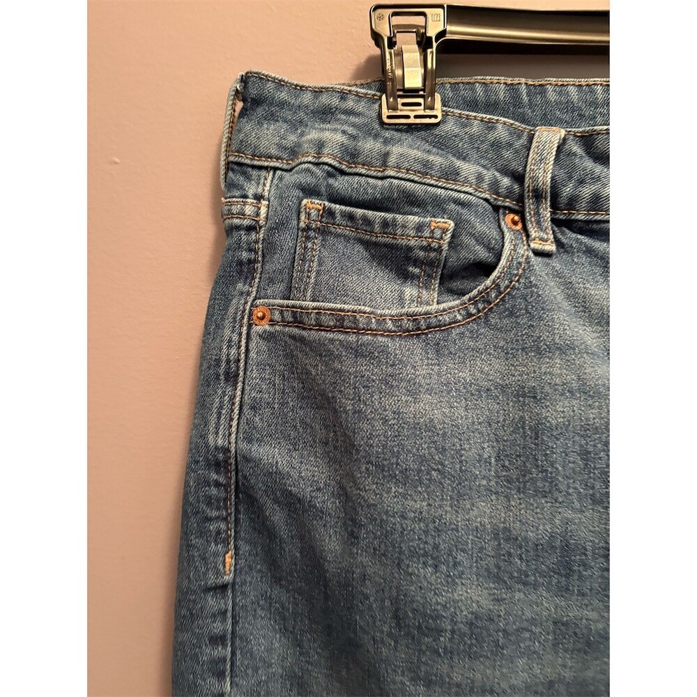 Old Navy OG Straight Jeans Womens Size 16 Blue Medium Wash High Rise - Picture 3 of 10
